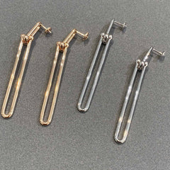 HARDWEAR DOUBLE LONG LINK EARRINGS
