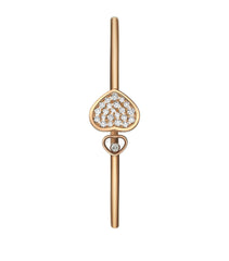 HAPPY HEART PINK GOLD BRACELET DIAMOND