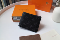 LV 25S MULTIPLE WALLET IN MONOGRAM ECLIPSE COATED CALFSKIN