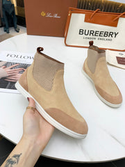 LP CHARMS ANKLE BOOTS BEIGE CASHMERE FABRIC