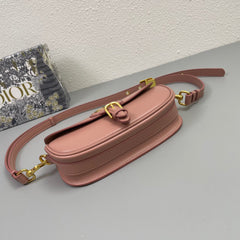 MINI BOBBY EAST-WEST 20 BAG IN ROSE PINK CALFSKIN