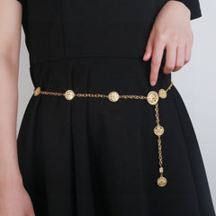 CHANEL 25S GOLD CHAIN BELT 610545