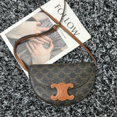 BESACE TRIPHOME 23 BLACK PATTERN CALFSKIN