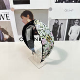 COLORFUL FLOWER FABRIC HAIRBAND 877038