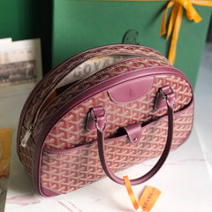 SAINT JEANNE BAG 35 IN CANNON PINK GOYARDINE CANVAS AND CALFSKIN