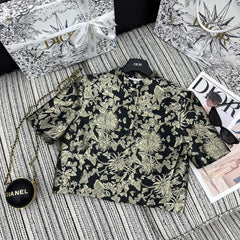 DIOR 25S CROPPED JACQUARD JACKET 796