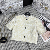 DIOR 25S CROPPED JACQUARD JACKET 795