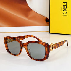 ROMA SQUARE FRAME SUNGLASSES FE40138 IN ACETATE