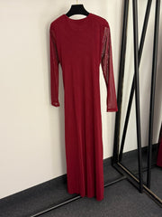 DIOR 25S LONG-SLEEVE MESH DRESS 822
