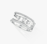 MOVE 10TH DIAMOND OPEN RING