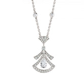 DREAM NECKLACE WHITE DIAMOND SILVER
