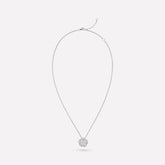 BOUTON DE CAMELIA NECKLACE SILVER DIAMOND