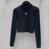 CHANEL 25S LONG-SLEEVE TURTLENECK T-SHIRT 413