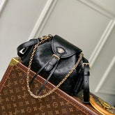 MONTSOURIS BACKPACK 27 IN BLACK MONOGRAM BOLD COATED CALFSKIN