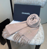 CHANEL 25S SCARF 180 IN CASHMERE 989789