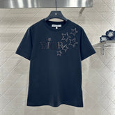 DIOR 25S ROUND-NECK SEQUIN T-SHIRT 730