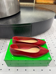 BOTTEGA VENETA 26S BALLET FLATS IN RED CALFSKIN