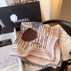 CHANEL 25S SCARF 140 IN CASHMERE 989891