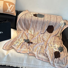 CHANEL 25S SCARF 140 IN CASHMERE 989891