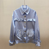 CHANEL 25S LONG-SLEEVE JACKET STYLE 214
