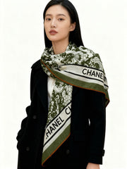 CHANEL 25S SCARF 135 CM IN CASHMERE AND SILK 943314
