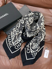 CHANEL 25S SCARF 135 CM IN CASHMERE AND SILK 943317