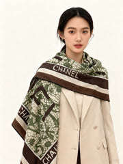 CHANEL 25S SCARF 135 CM IN CASHMERE AND SILK 943318