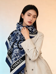 CHANEL 25S SCARF 135 CM IN CASHMERE AND SILK 943320