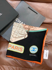 CHANEL 25S SCARF 135 IN CASHMERE 991653