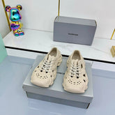 BALENCIAGA 25S SPIDER-MAN SNEAKERS IN LIGHT BEIGE SYNTHETIC RUBBER