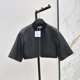 HERMES 25S SHORT-SLEEVE JACKET 455