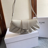 TEEN POLLY 29 IN WHITE CALFSKIN SILVER HARDWARE