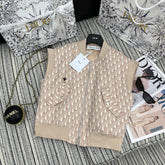 DIOR 25S JACQUARD PADDED GILET 797