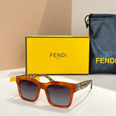 ROMA SQUARE FRAME SUNGLASSES FFF0053 IN ACETATE