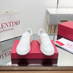VALENTINO 25S UPVILLAGE SNEAKERS IN WHITE MIX BEIGE STYLE 2