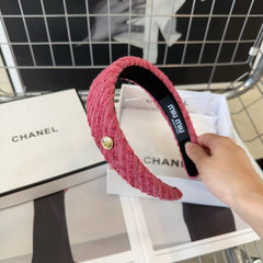 PINK HEADBAND TWEED 407941