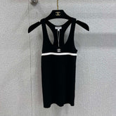 CHANEL SLEEVELESS TOP STYLE 66
