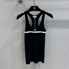 CHANEL SLEEVELESS TOP STYLE 66