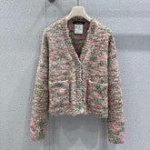 CHANEL 25S V-NECK KNITTED CARDIGAN 233577
