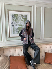 CHANEL 25S ROUND NECK TWEED VEST STYLE 152