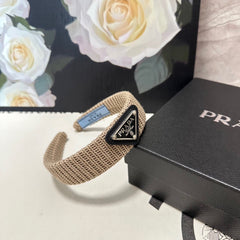 HAIRBAND IN DESERT BROWN KNITTED WOOL 381466