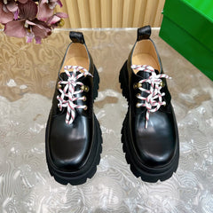 HADDOCK LACE-UP SHOE IN BLACK CALFSKIN