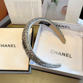 SILVER FABRIC WITH SEQUINS HAIRBAND 412428