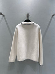 CHANEL 25S STAND-COLLAR KNITTED CARDIGAN 294