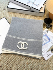 CHANEL 25S SCARF 175 IN CASHMERE 932234