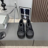 BALENCIAGA 25S ALASKA ANKLE BOOTS HIGH HEEL IN BLACK FABRIC