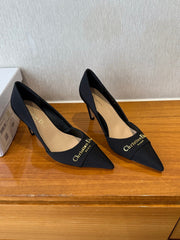 MY DD 25S HIGH HEEL 80MM IN BLACK SATIN