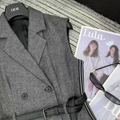 DIOR 25S LONG DOUBLE-BREASTED BLAZER DRESS 800