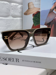 SQUARE SUNGLASSES 632896 IN BROWN ACETATE