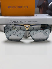 EVIDENCE SUNGLASSES 574717 IN BLACK ACETATE MONOGRAM ON LENS